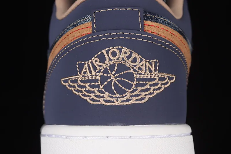 All categories Air Jordan Jordan series basketball shoes Air Jordan 1 Low G version pure original Air Jordan 1 Low AJ1 Joe 1 dark blue denim low-top cultural and leisure sports sneakers DH1259-400